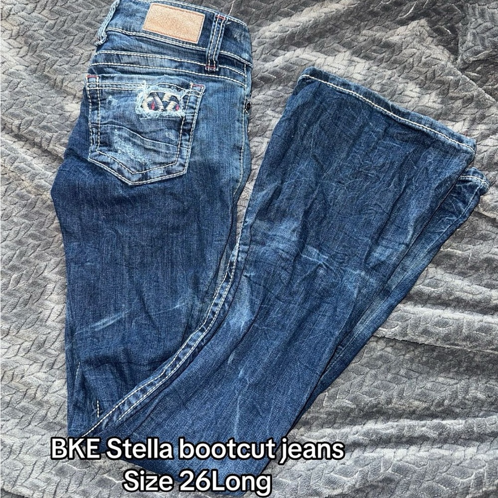 BKE Stella Bootcut Jeans - Dark Blue
